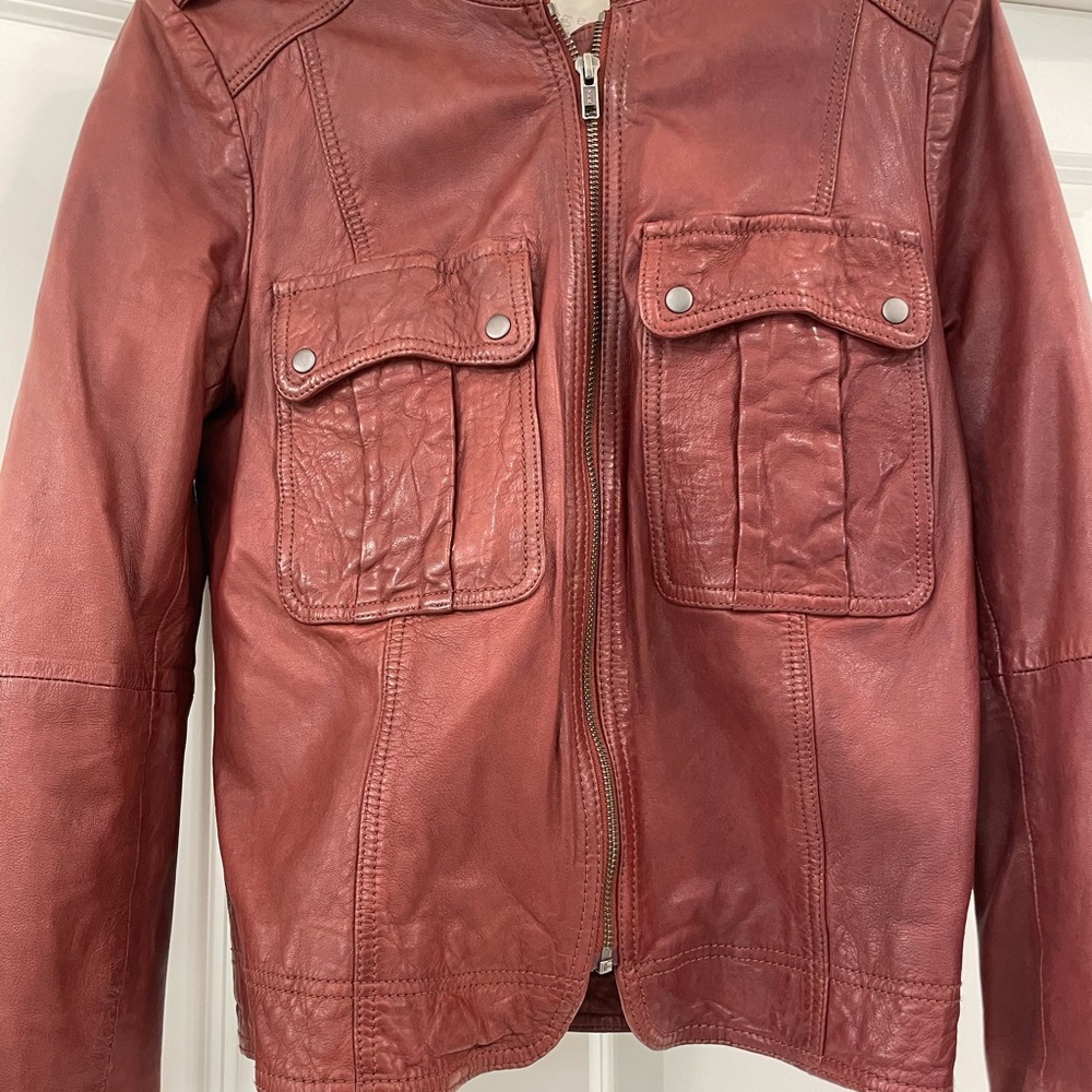 Leather jacket